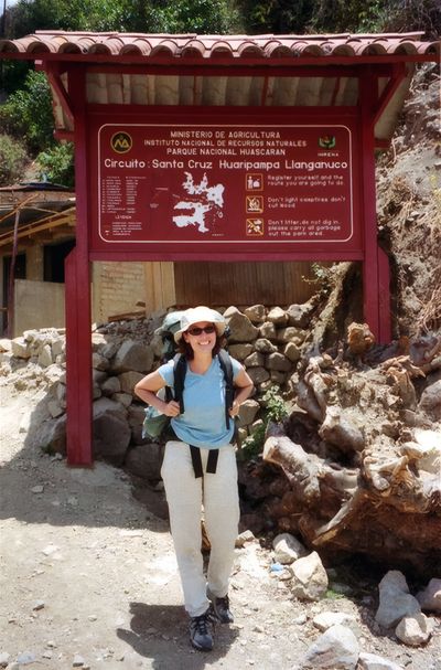 Start of the Santa Cruz Trail